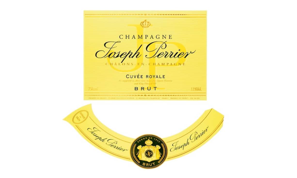 Joseph Perrier Cuvée Royale. Ein Champagner, der zu fast gleichen Teilen aus den drei Rebsorten der Champagne besteht. Er kleidet sich in hellem Gold. Sein frisches Bouquet weist Aromen von weissen Früchten und von Vanille auf. Der Geschmack ist rund, gut strukturiert, mineralisch, von wunderbarer Nachhaltigkeit und einem ausgesprochen frischen Abgang.