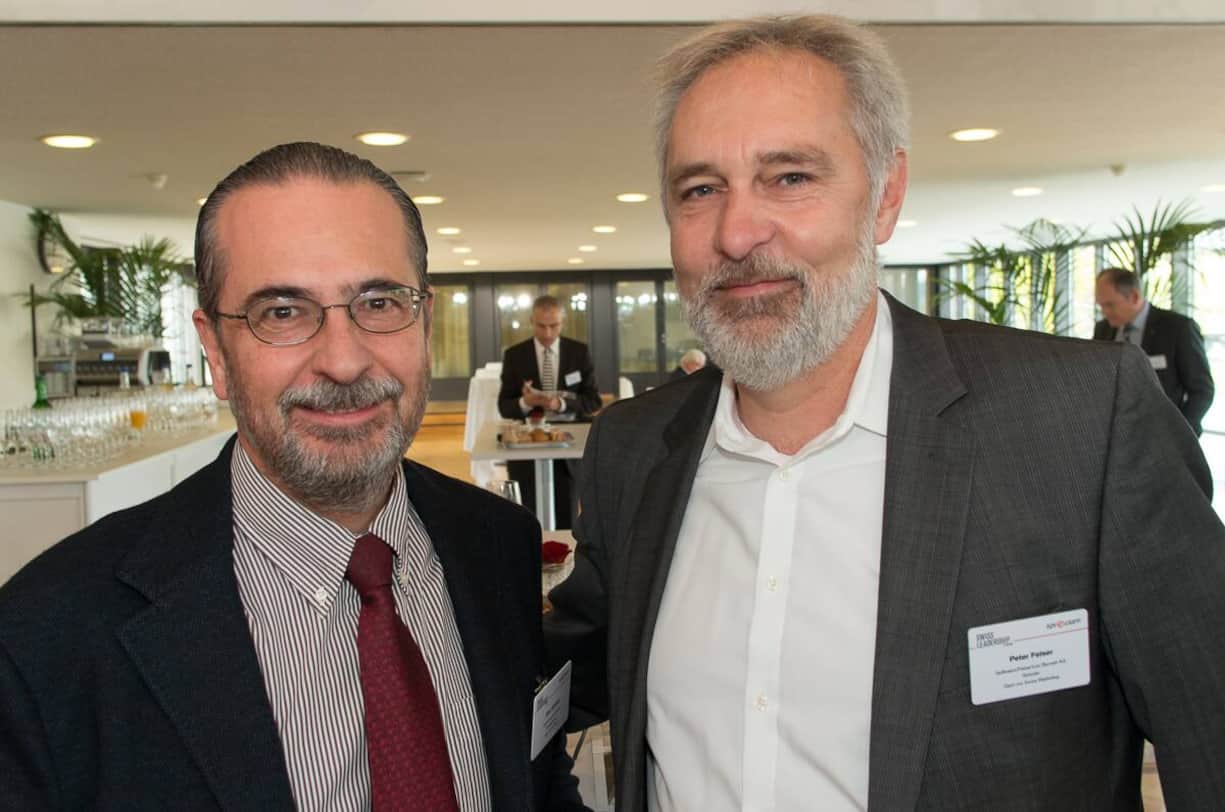 Alex Schmid, Geschäftsführer, Dachcom.Dialog AG; Peter Felser, Werber