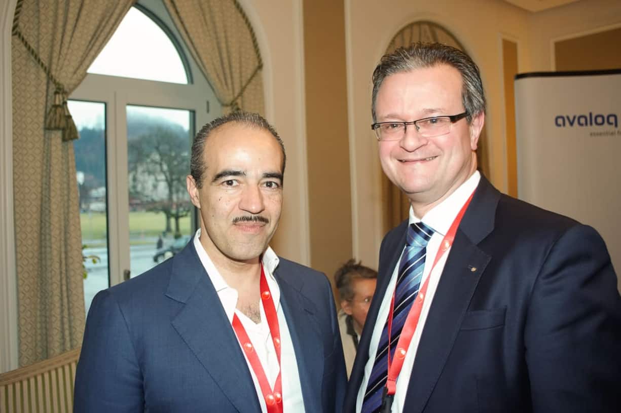 Francisco Fernandez, CEO, Avaloq Evolution AG; Markus Naegeli, CEO, Canon (Schweiz) AG