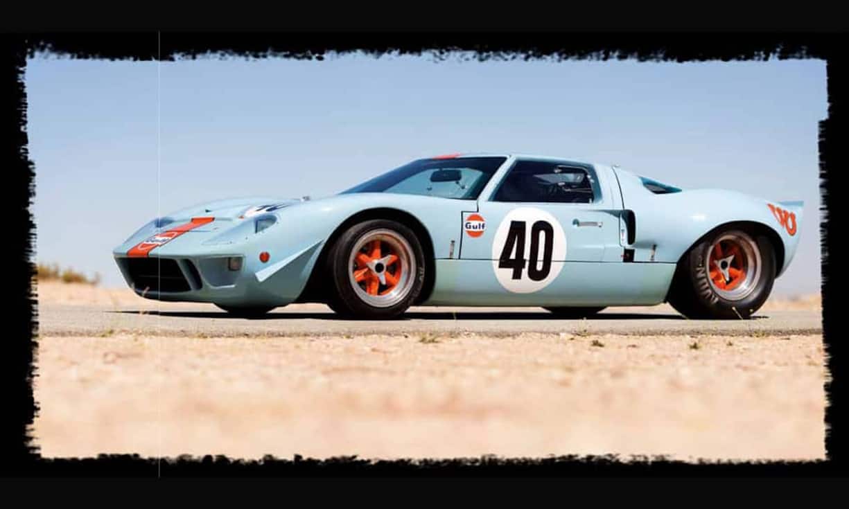 Rang 3: Ford GT40, Jahrgang 1968. Sein Kaufpreis: 11 Millionen Dollar. Das Fahrzeug setzte Steve McQueen 1971 für seinen Rennfilm «Le Mans» als Kamera-Auto ein. (Bild: Pawel Litwinski/Courtesy RM Auctions)