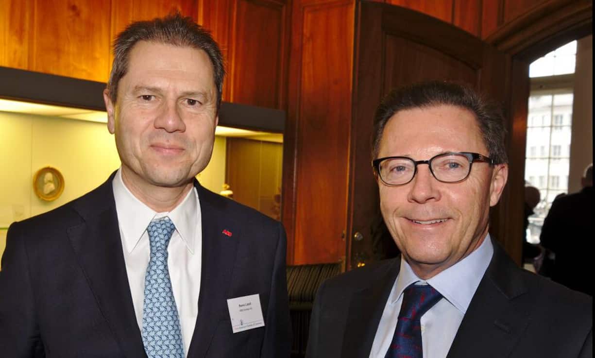 Remo Lütolf, Country Manager, ABB Schweiz;
Urs Landolf, Councel, Wenger & Vieli