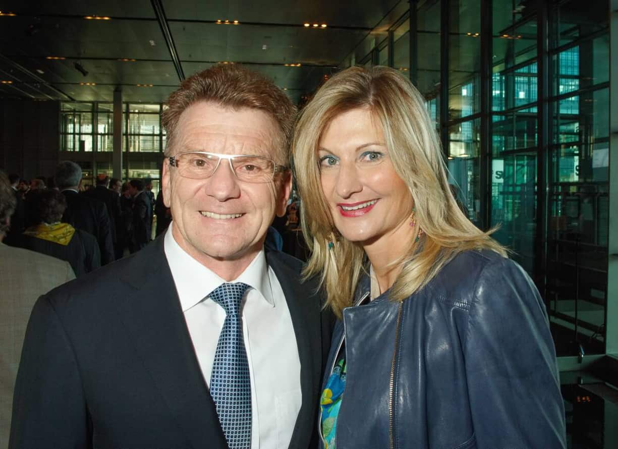 Hans-Ulrich Müller, Präsident Swiss Venture Club; Caroline Landolf-Müller, VR, Berna Industrie- und Dienstleistungspark AG