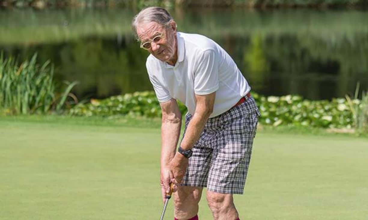 Beat Curti, Handicap 26.8: «Was beim Golfen nicht hilft, 
sind der Drang, gewinnen zu wollen, und die Verbissenheit.»