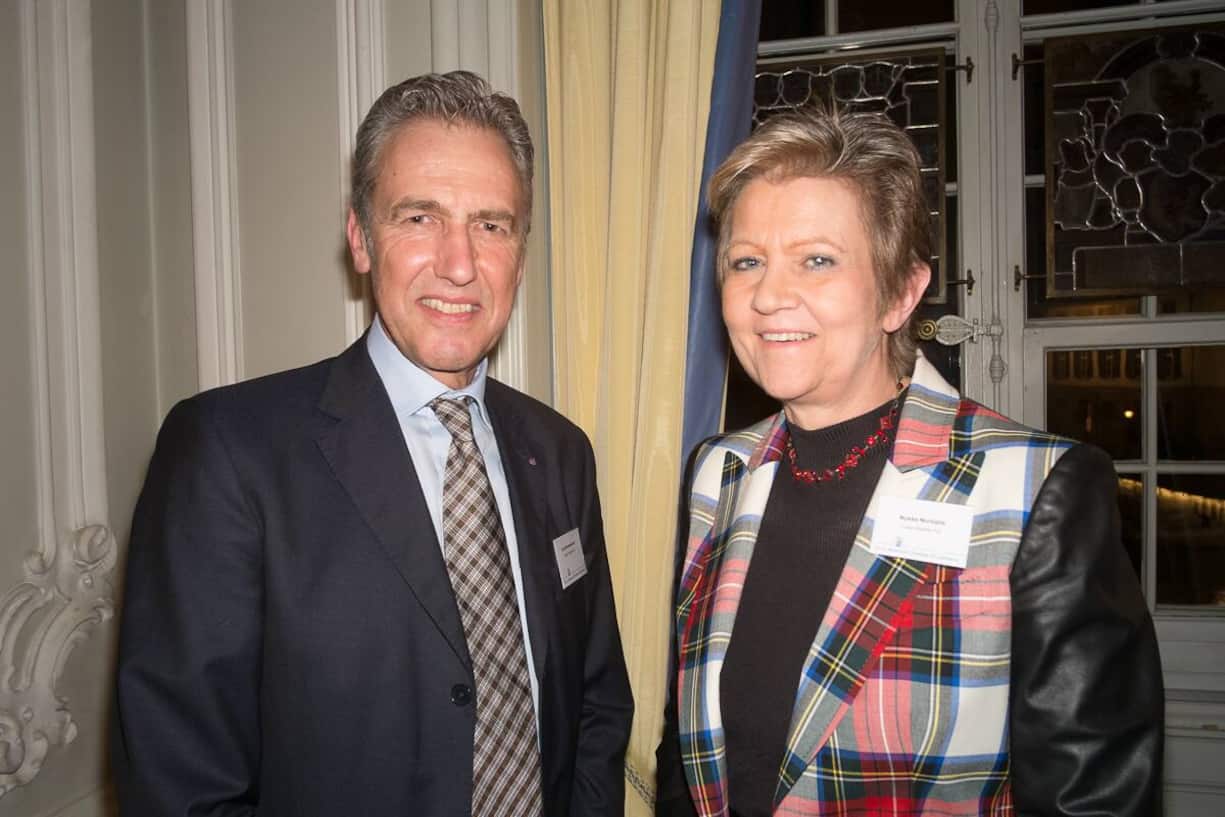 Urs Rickenbacher, CEO, Lantal Textiles Inc.; Nysse Norballe, International Development Manager, Louis Widmer AG