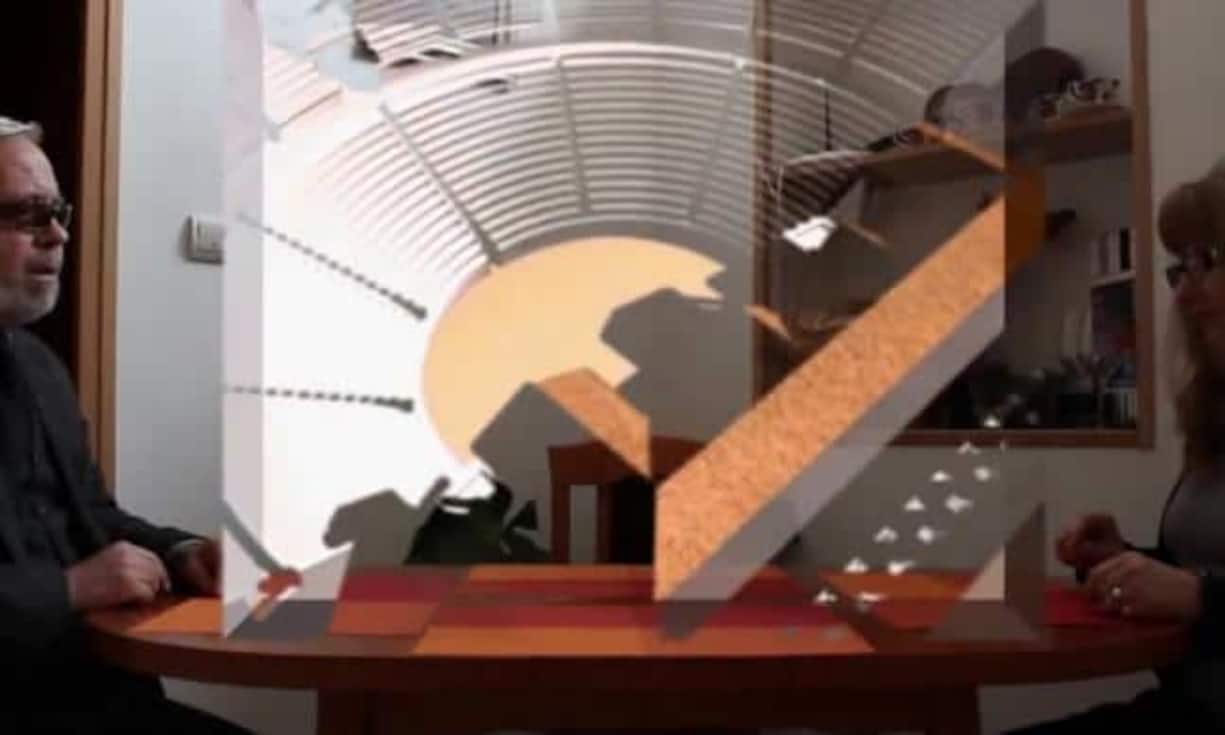 In der Archäologie können virtuelle Elemente direkt vor Ort in die Forschung einbezogen werden, anstatt erst im Büro an der Uni. Gebäude können am Computer erstellt und erkundet werden.
Youtube/Jordan Detev