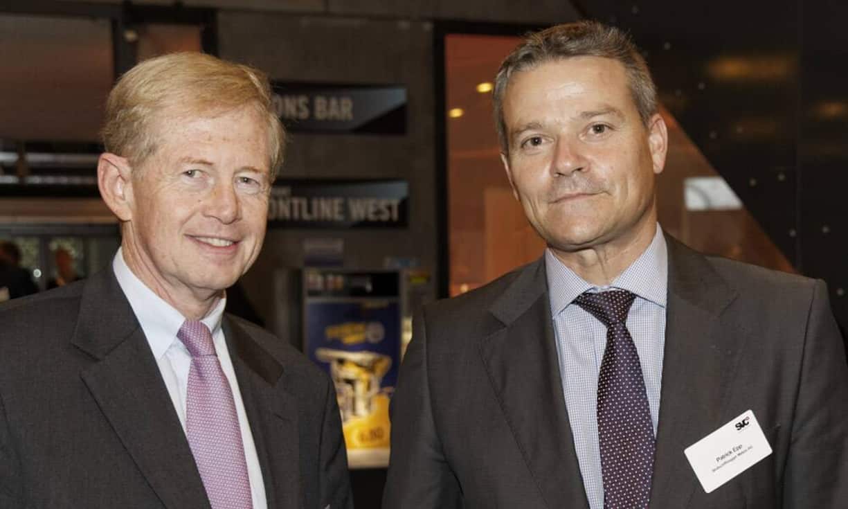 v.l.n.r. Jean-Pierre Rettig; VISCONTI, Patrick Epp, Geschäftsführer Brütsch/Rüegger Metals AG