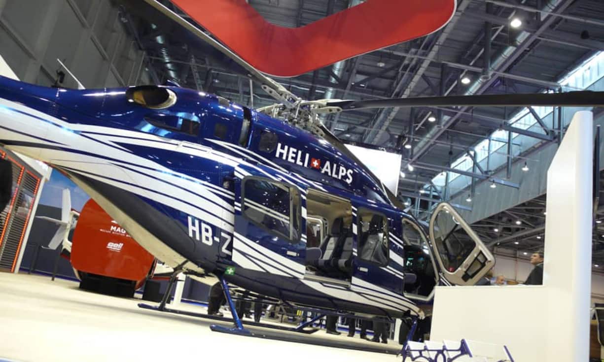 Helikopter des amerikanischen Herstellers Bell.