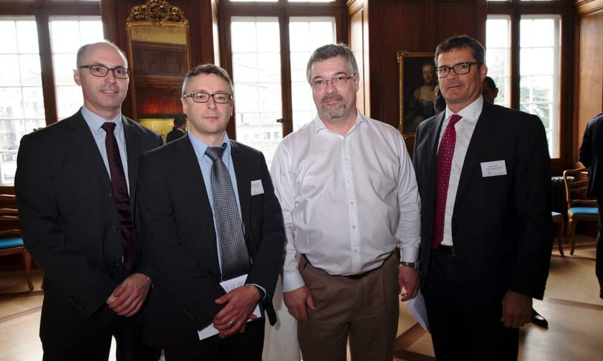 Reto Stauffer, CEO, Consulas GmbH;
Christoffer Swanström, Partner, Quantum Business Intelligence Services AG;
Matthias Bürger, VP, Zimmer GmbH;
Mark Talbot, Managing Director, W.R. Berkley