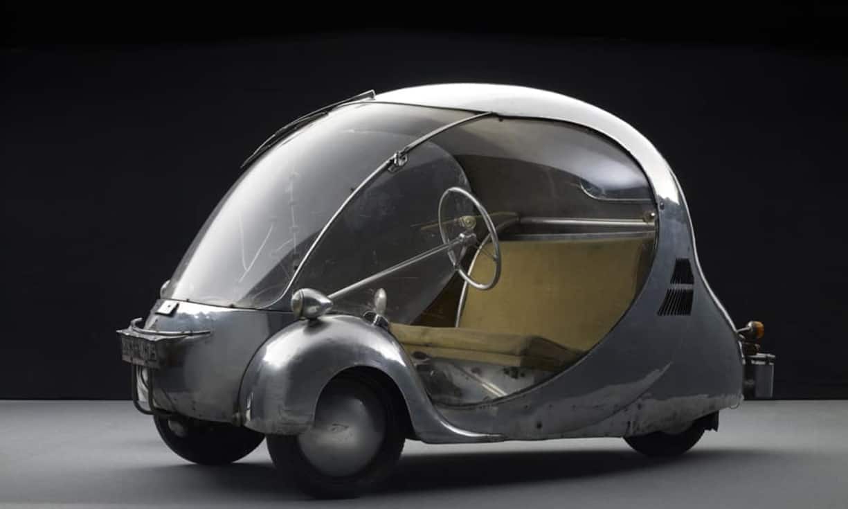 Zu den gezeigten Modellen gehören unter anderem «L'Oeuf électrique» («das elektrische Ei») von Paul Arzens oder William Stouts «Scarab», der 1942 die Eintwicklung des Minivans vorbereitete. Museum of High Art/Michael Zumbrunn & Urs Schmid