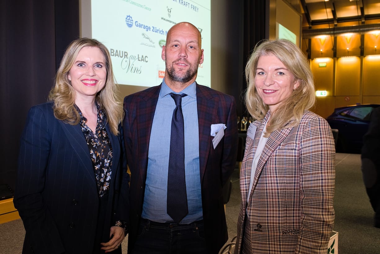 Manuela Beer, CEO PKZ; Vera Wemmie, PKZ; Fabian Hediger, WorldWebForum
