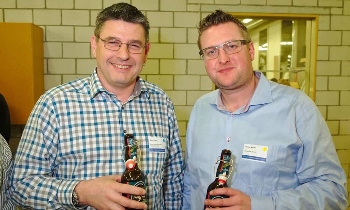 Marc Peyer, VRP, Peyer Bern Umzüge und Transporte AG;
Thomas Bauder, Inhaber, Garage Bauder AG