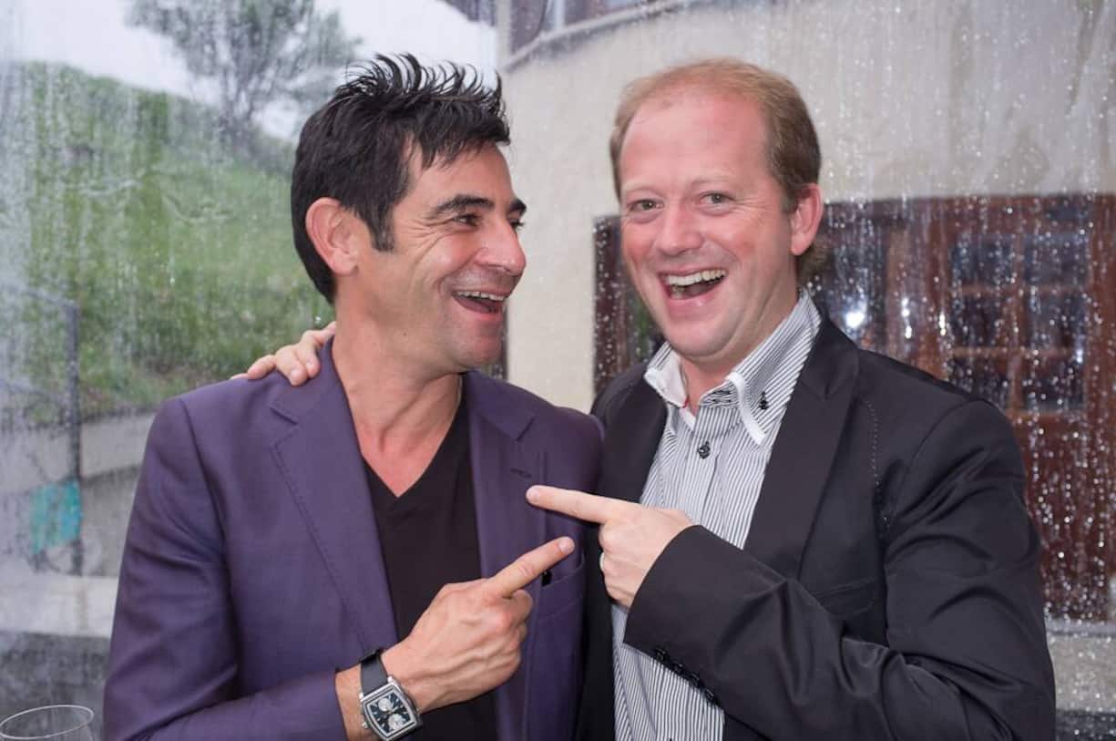 Schoscho Rufener, Eventmanager; Daniel Felber, Trompeter