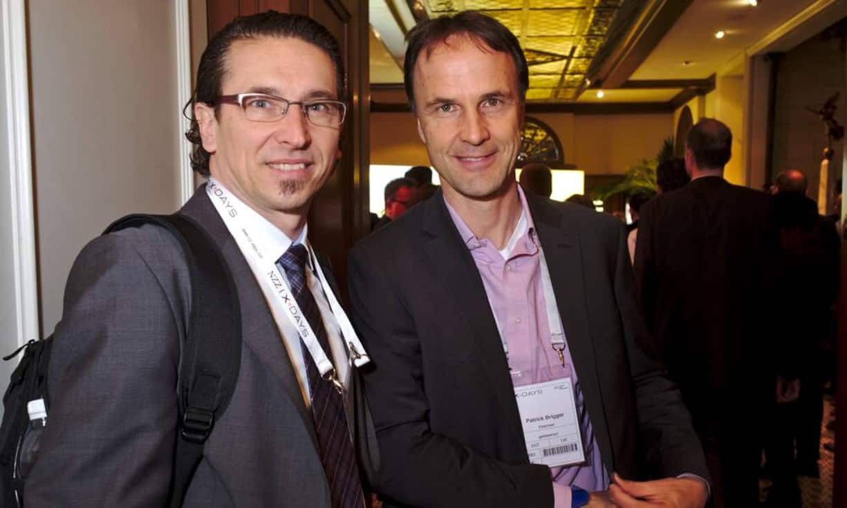 Stefano Mallè, Direktor Develper Experience and Evangelism, Microsoft Schweiz;
Patrick Brigger, Chairman, getAbstract (v.l.n.r.)