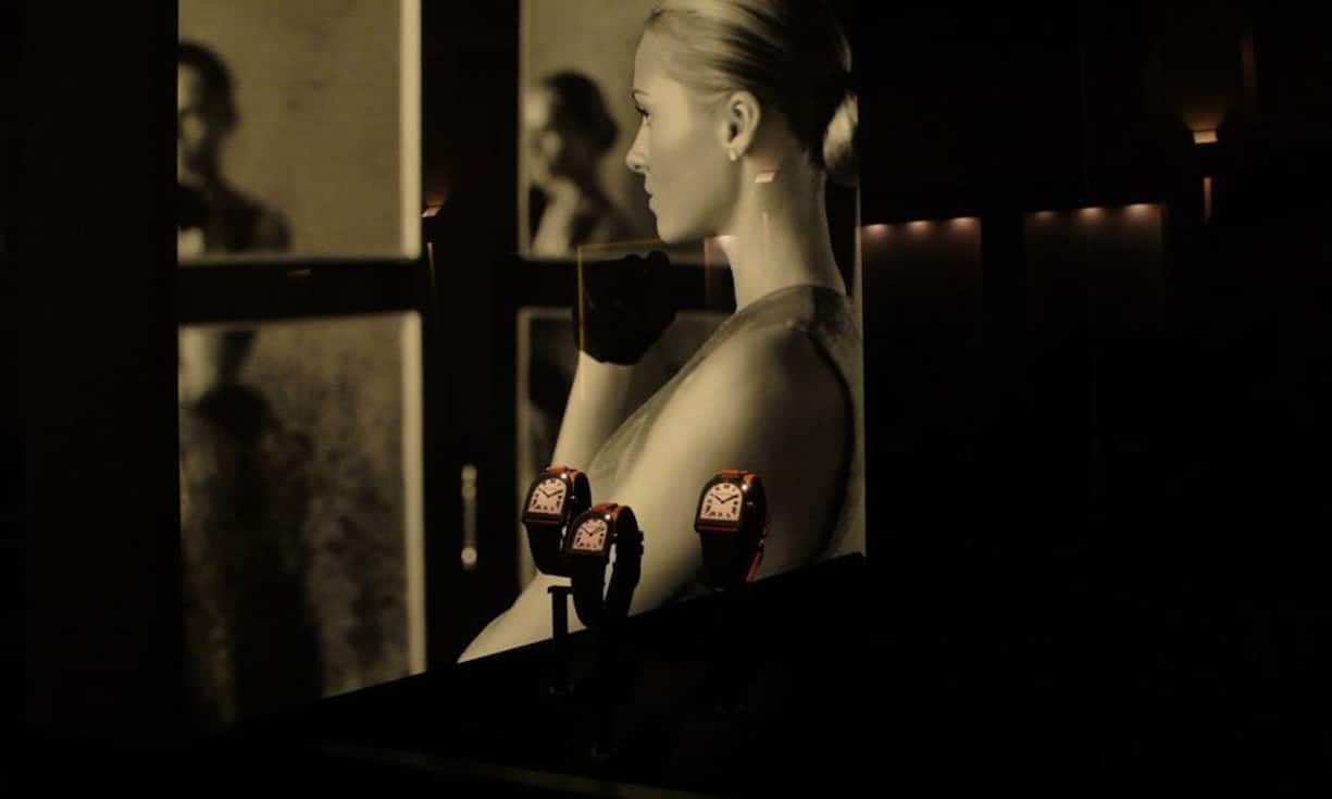 Die neusten Kreationen werden in den Ständen und in Schaufenstern präsentiert, wie hier bei Ralph Lauren.