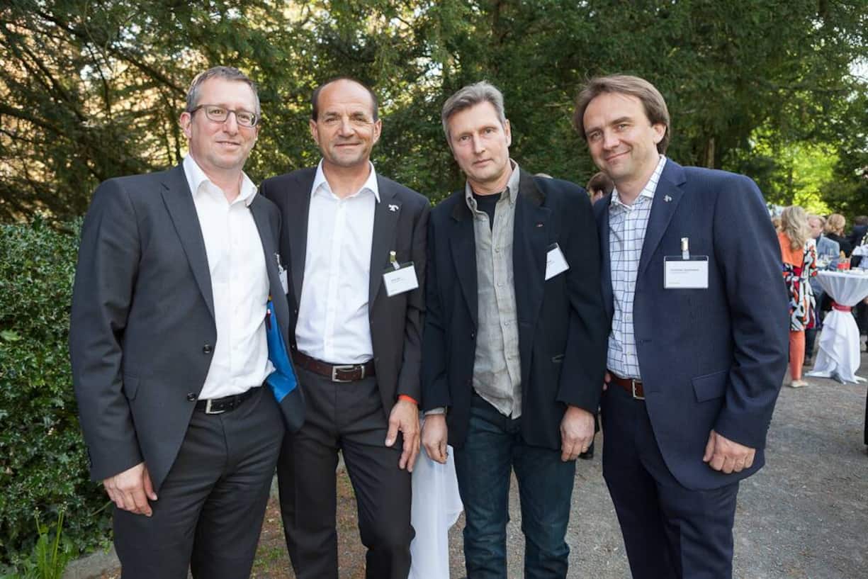 Urs Hunziker, Swiss Life AG; Gian Gilli, Graubünden 2022; Philipp Keller, Rega Schweizerische Rettungswacht; Christian Gartmann, Graubünden 2022