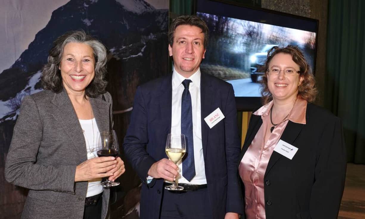 Miranda Amsler, Senior Manager Advertising, BMW (Schweiz) AG;
Daniel Wiprächtiger, BILANZ;
Claudia Köpfli, axel springer