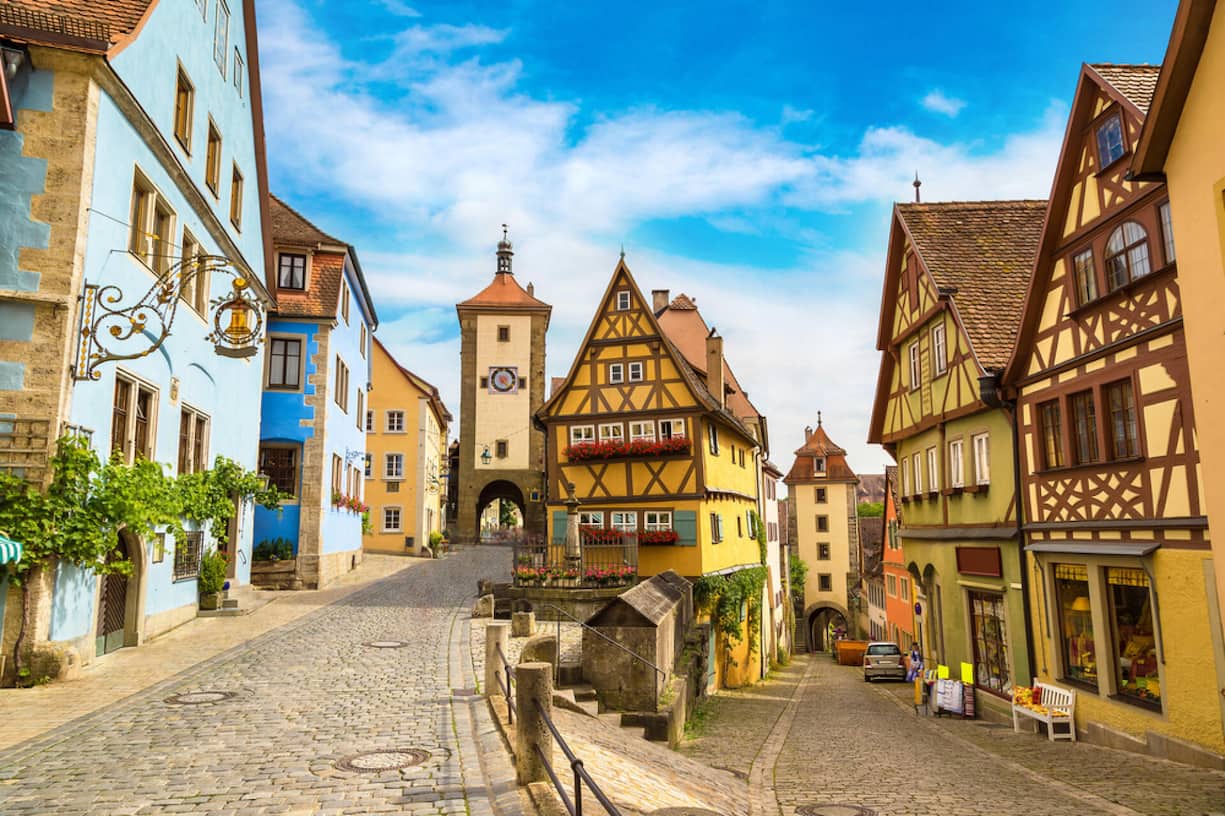Beliebtes Fotomotiv: Rothenburg ob der Tauber.