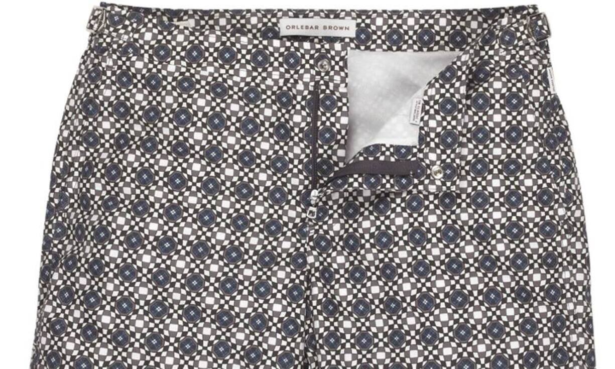 Mittellange Badeshort mit Muster - «Chassis Orbital».  PR