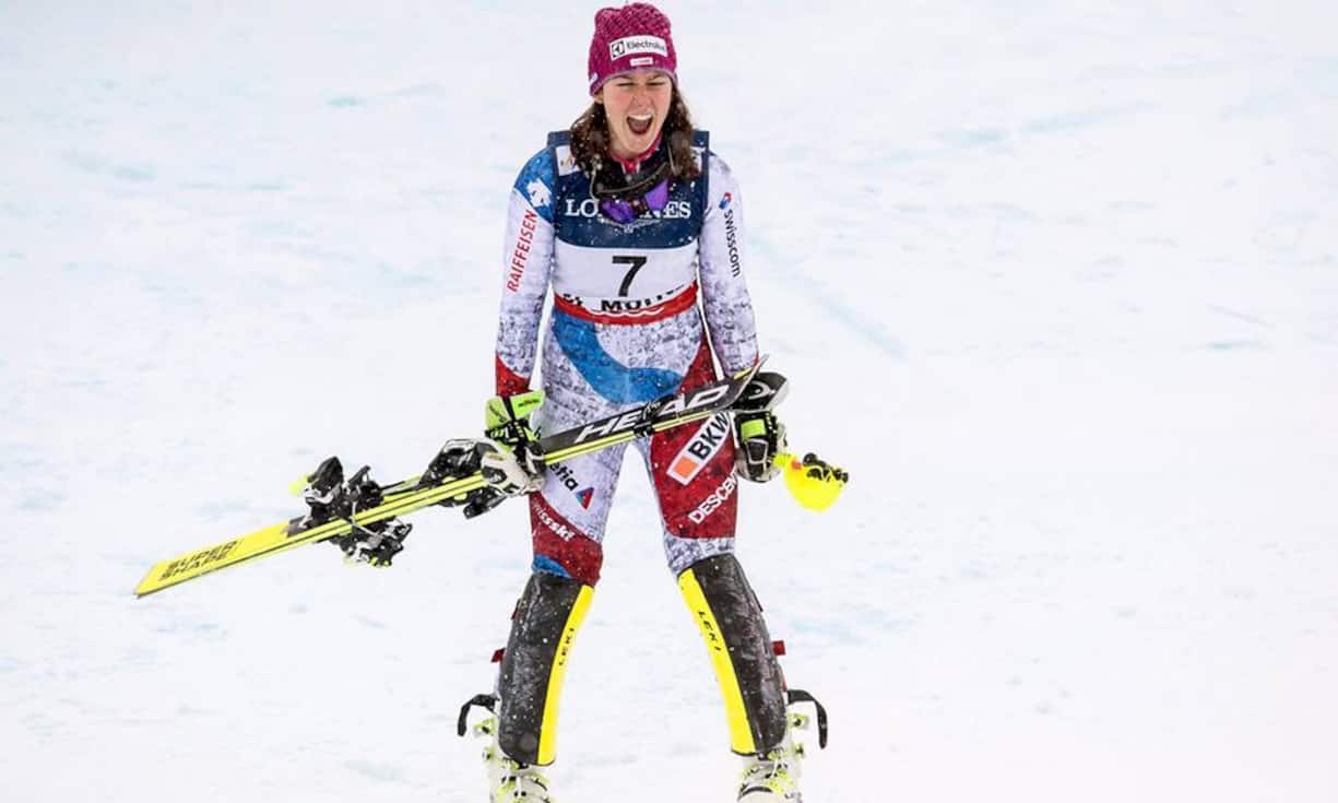 Endlich Gold für die Schweiz! Wendy Holdener erlöst die Skination mit ihrem Sieg in der Kombination.