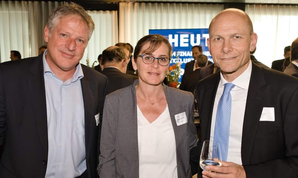 Andreas Hürlimann, VRP, LEM Holding SA; Chantal van der Haegen, Partner, BELIMO Holding AG; Lars van der Haegen, CEO, BELIMO Holding AG