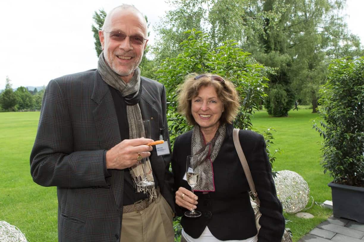Frank P. Gross, CEO, RUWA Drahtschweisswerk AG; Hildegard Gross-Huber