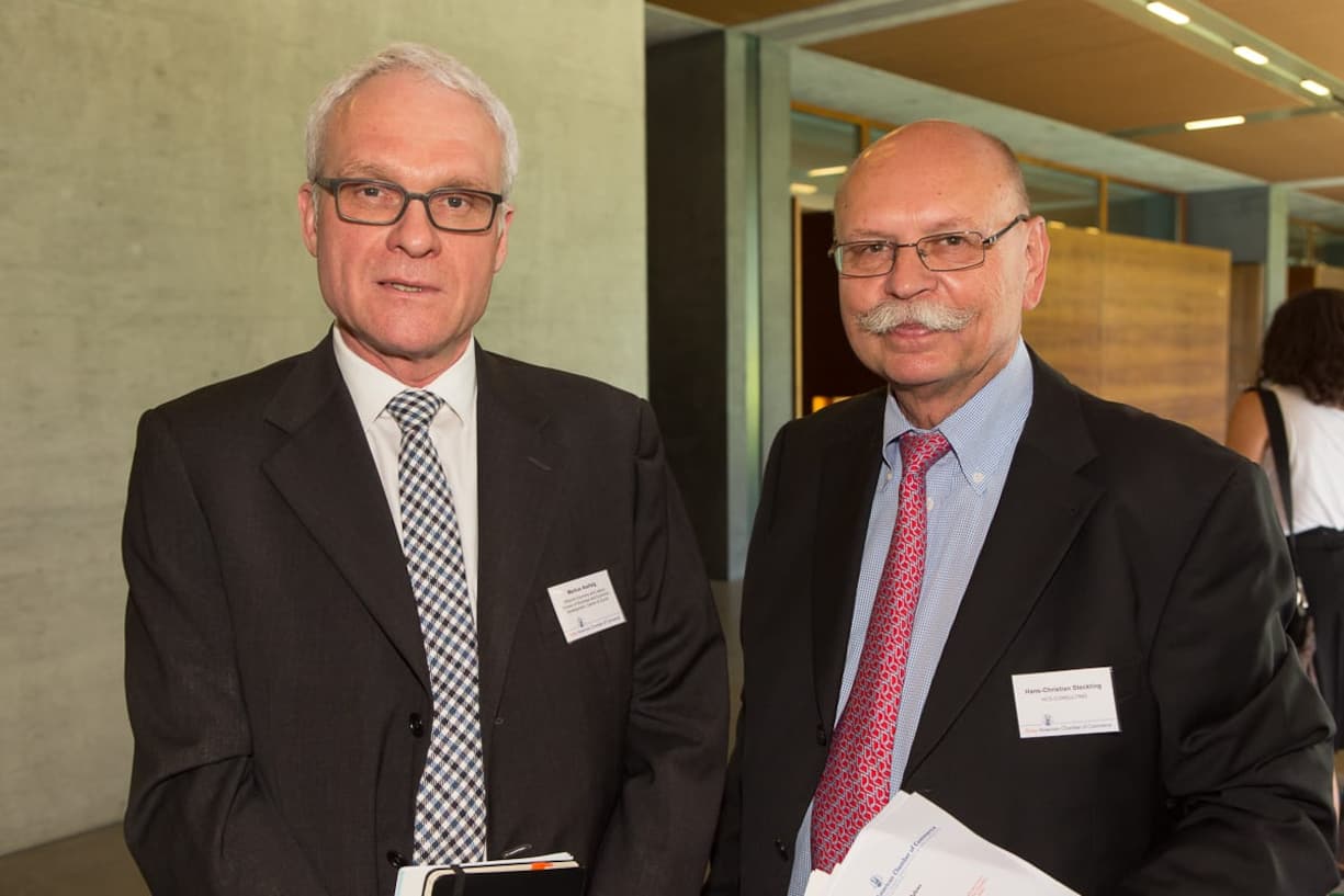 Markus Assfalg, Leiter Standortförderung Kanton Zürich; Hans-Christian Steckling, Owner, HCS-Consulting