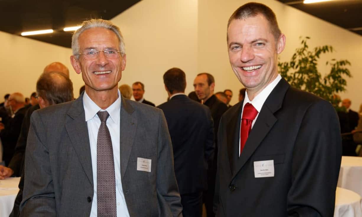 v.l.n.r. Stefan Conrad; Flughafen Zürich AG, Mark Dennler; Volkswirtschaftsdirektion Kanton Zürich.