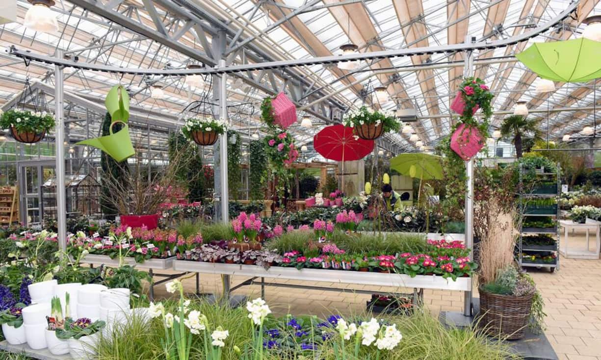 Der Gartencenter Ernst Meier AG aus dem Zürcher Oberland haben ein «Blumenampel-Transportkarrussell» entwickelt.