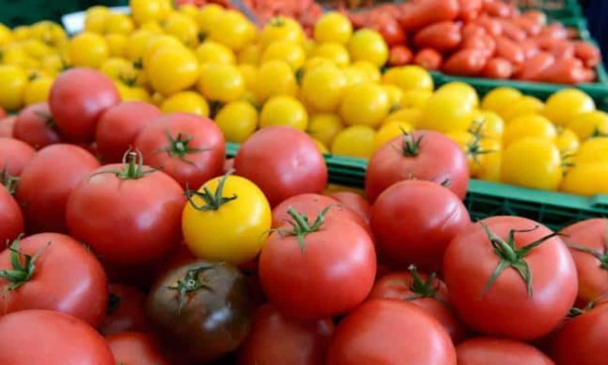 Auf Platz 2 schaffen es Tomaten: Hiervon wurden 7,13 Kilo pro Kopf konsumiert.