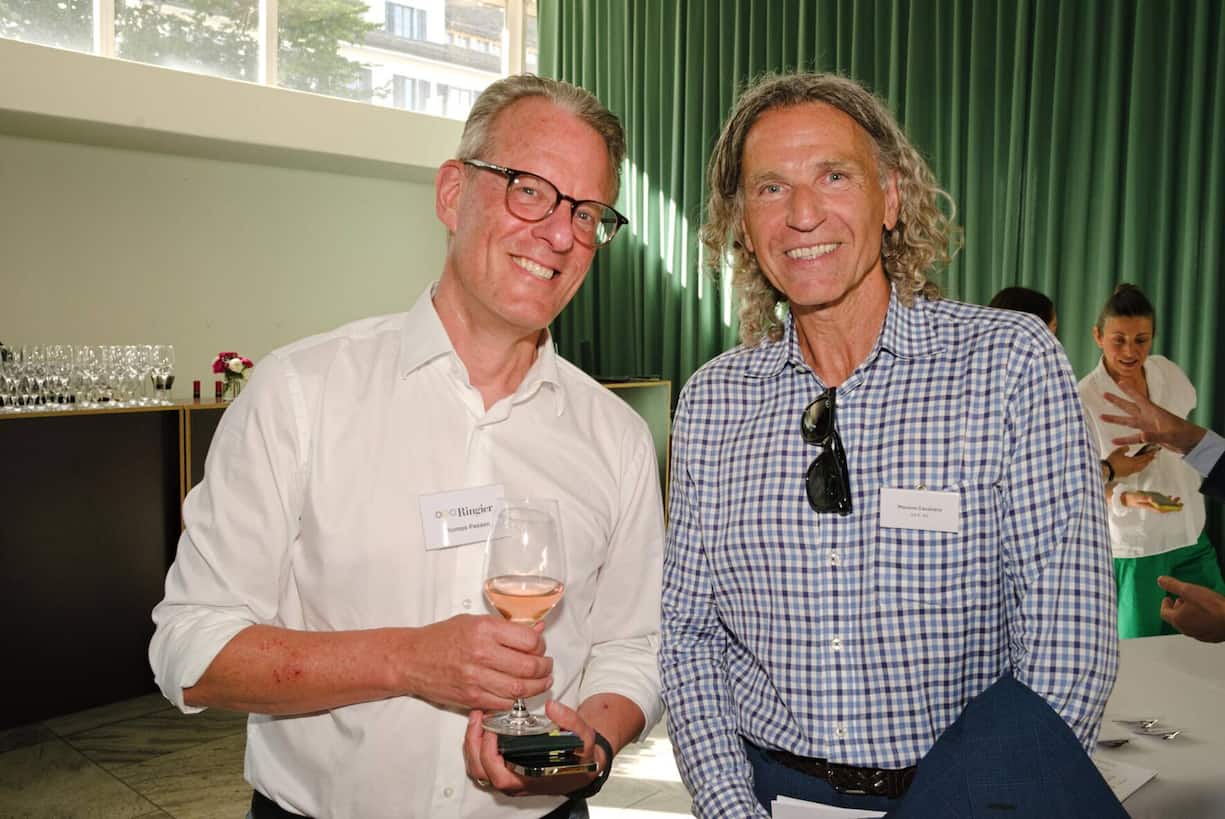 Von links: Thomas Passen, Ringier; Moreno Cavaliere, Ad.X AG
