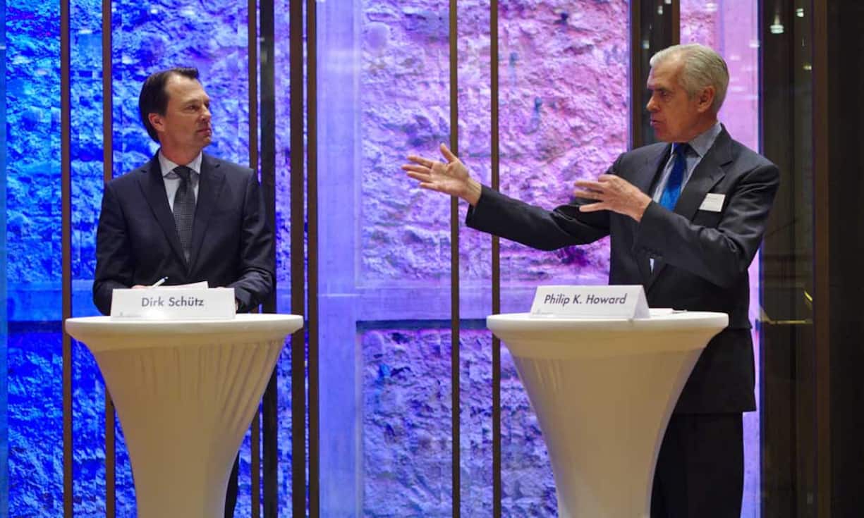 Dirk Schütz, Chefredaktor, BILANZ
Philip K. Howard, Senior Counsel, Covington & Burling LLP