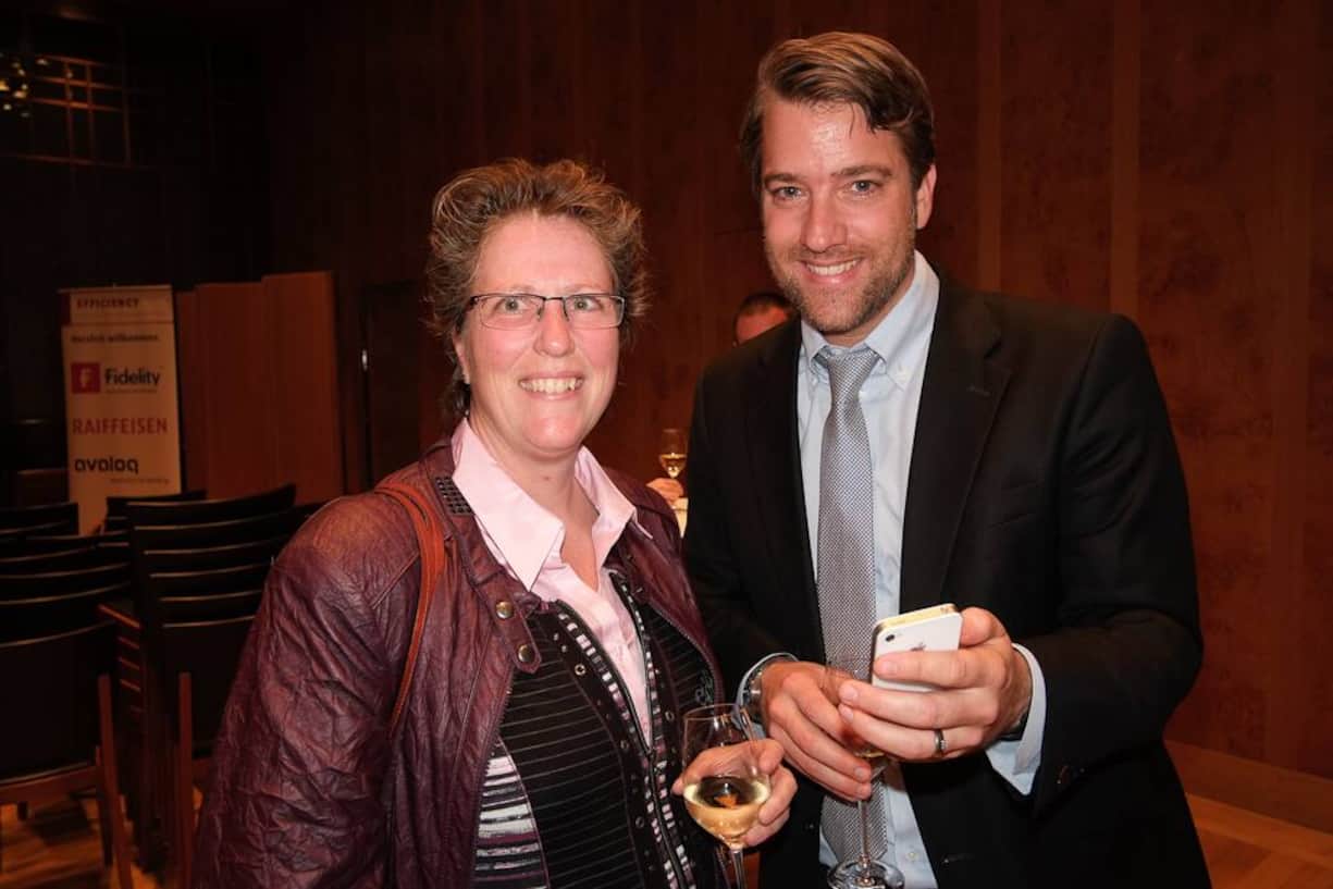 Didier Sangiorgio, Walder, Wyss & Partner AG, Geschäftsführer; Martin Zahner, Avaloq Evolution AG, Key Account Manager