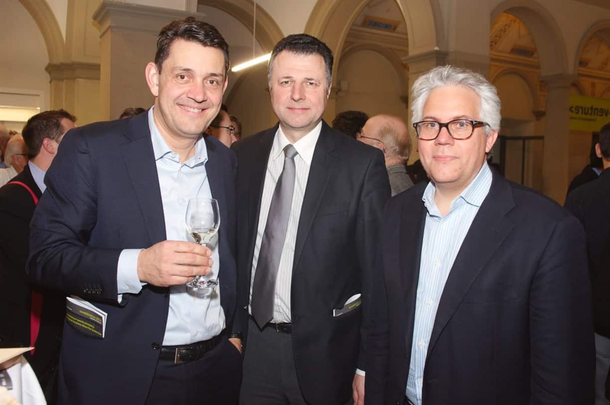 Felix Mayer, Co-Geschäftsführer, Sensirion AG; Gary O. Martini, Founder & Owner, Maincode GmbH; Alexander Schläpfer, Partner, aster capital, Paris