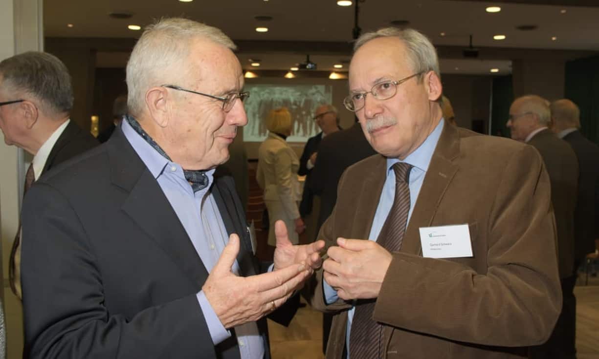 Arnold Koller, Alt-Bundesrat; Gerhard Schwarz, Moderator, Avenir Suisse