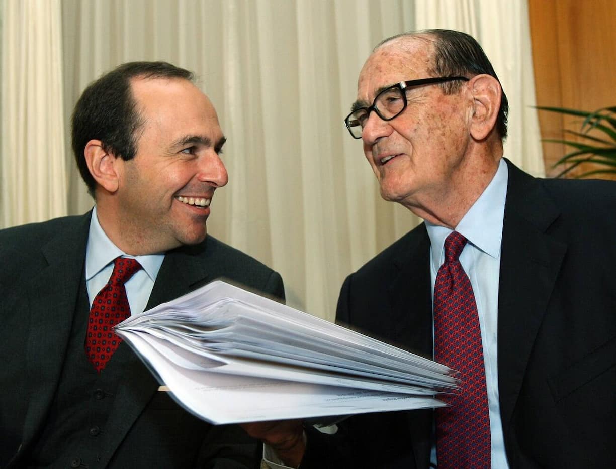 Pietro Supino und Charles von Graffenried im Mai 2007