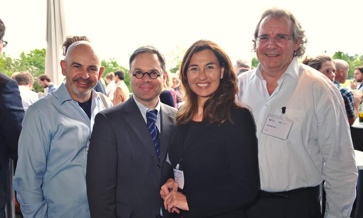 Bruno Schneebeli, CHR, first frame networkers ag;
Alessandro D'Elia, Director Stratetic Development, GDI;
Nicole Brandes, Autorin;
Erich Debrunner, Inhaber, Blue Peacock Diamonds Ltd.