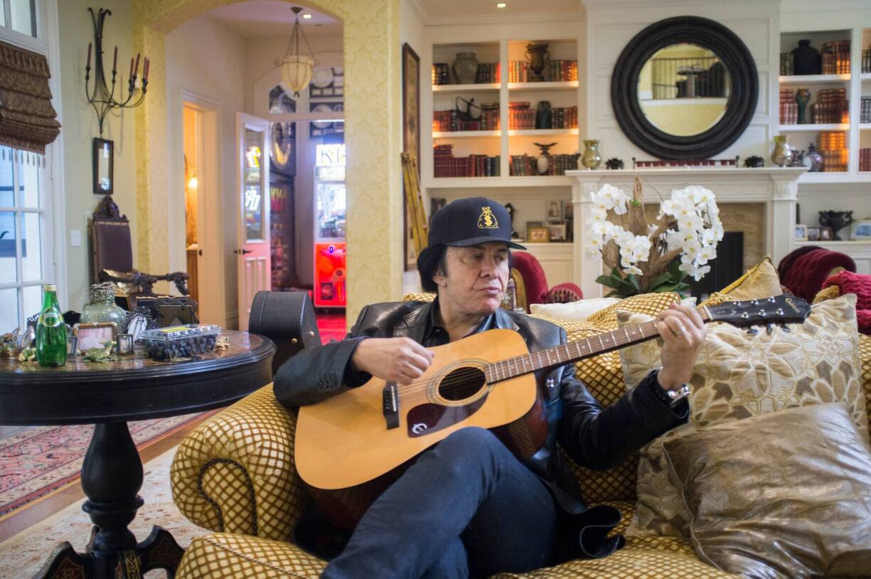 Gene Simmons photographed at his home, Beverly Hills, CA October 16 2019
