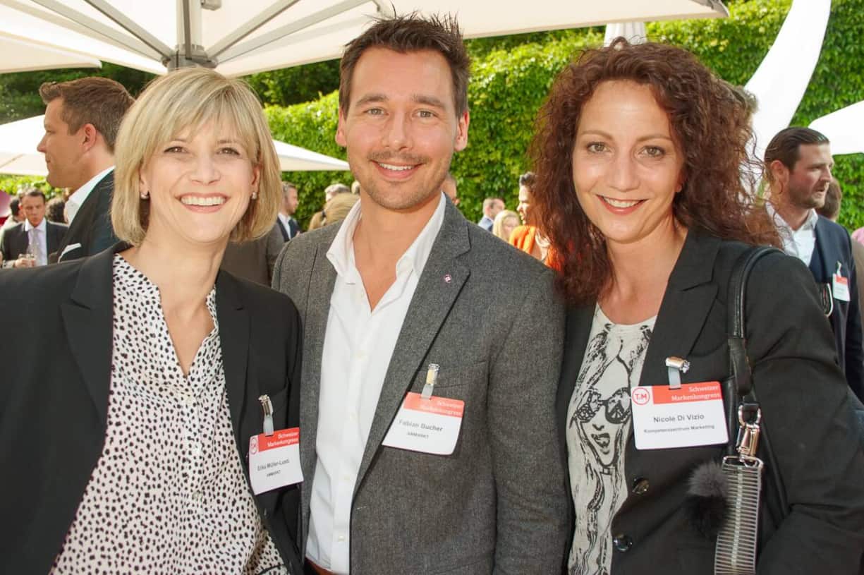 Erika Müller-Lusti, AMMARKT; Fabian Bucher, AMMARKT; Nicole Di Vizio, Kompetenzzentrum Marketing.