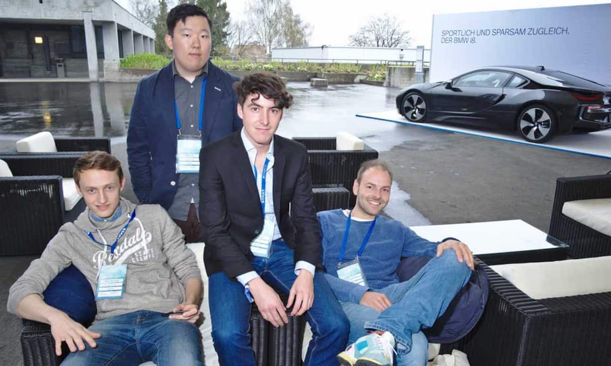 Thomas M. Samer, Student, Uni Münster;
Ki Tae Kim, Student, University of Sheffield;
Sascha Titze, Student, Bocconi University;
Stephen Weich, startup, noigia