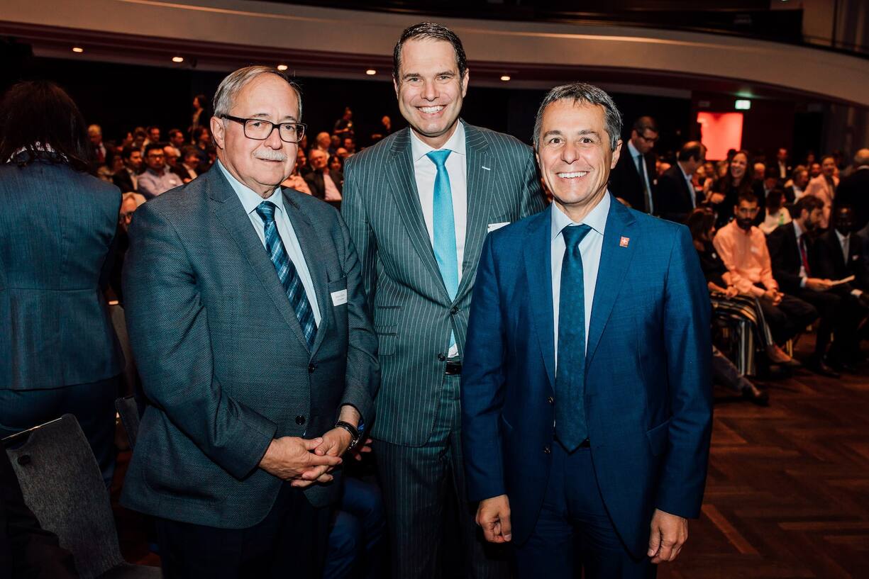 Samuel Schmid (alt Bundesrat), Beat BrechtbÃ¼hl (Kellerhals-Carrard) und Ignazio Cassis (Bundesrat)