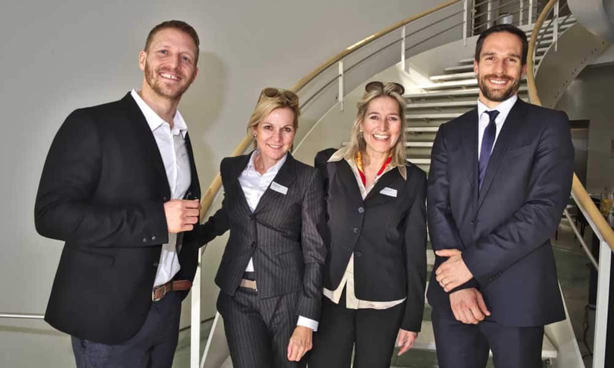 Axel Woitowitz, Food & Beverage Berater; 
Annette Gall, Steuerberaterin;
Swantje Benussi, CEO, Benussi Coaching;
Matthias Wiesinger, Leiter Vertriebsnetzqualifizierung, Porsche