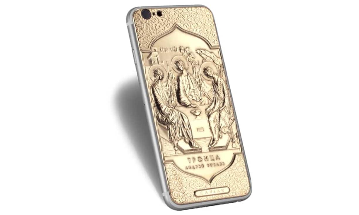 Religiöse Russen wiederum könnte das Smartphone mit der berühmten Dreifaltigkeitsikone Freude machen (Preis: 2'300 Franken).