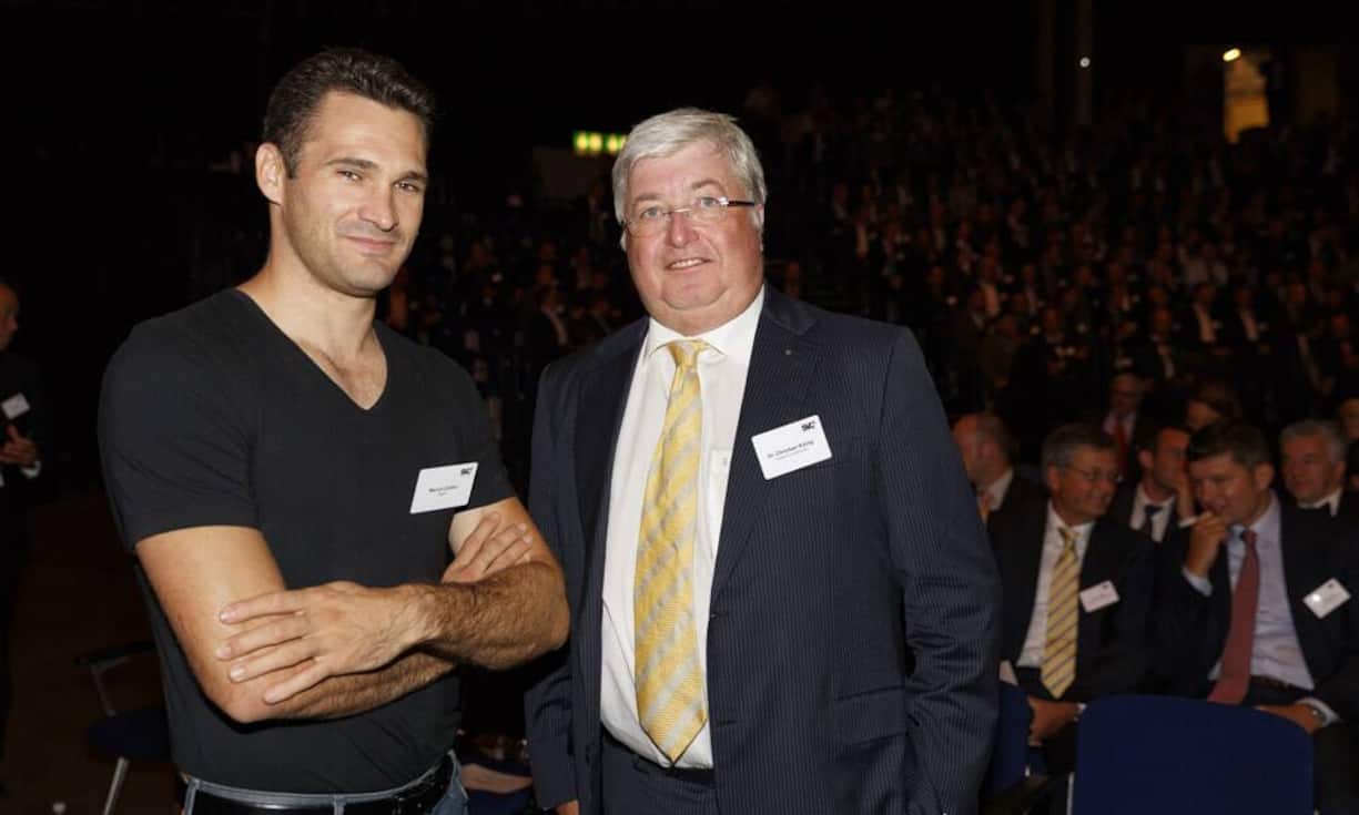 v.l.n.r. Marcel Dobler; Geschäftsführer digitec AG / Galaxus AG, Dr. Christian König; CEO Farner Consulting AG