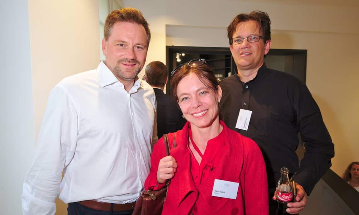 Matthias Schneider, Coca-Cola Beverages;
Karin Fagetti, Agenturleiterin, freicom;
Anselm Schwyn, Geschäftsführer und Partner, kommpass pr