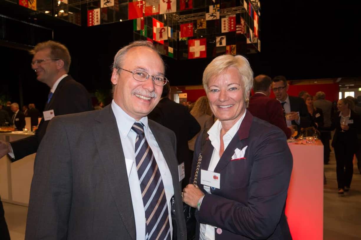 Gerhard Schwarz, Direktor Avenir Suisse; Ingrid Deltenre, Director General European Broadcasting Union