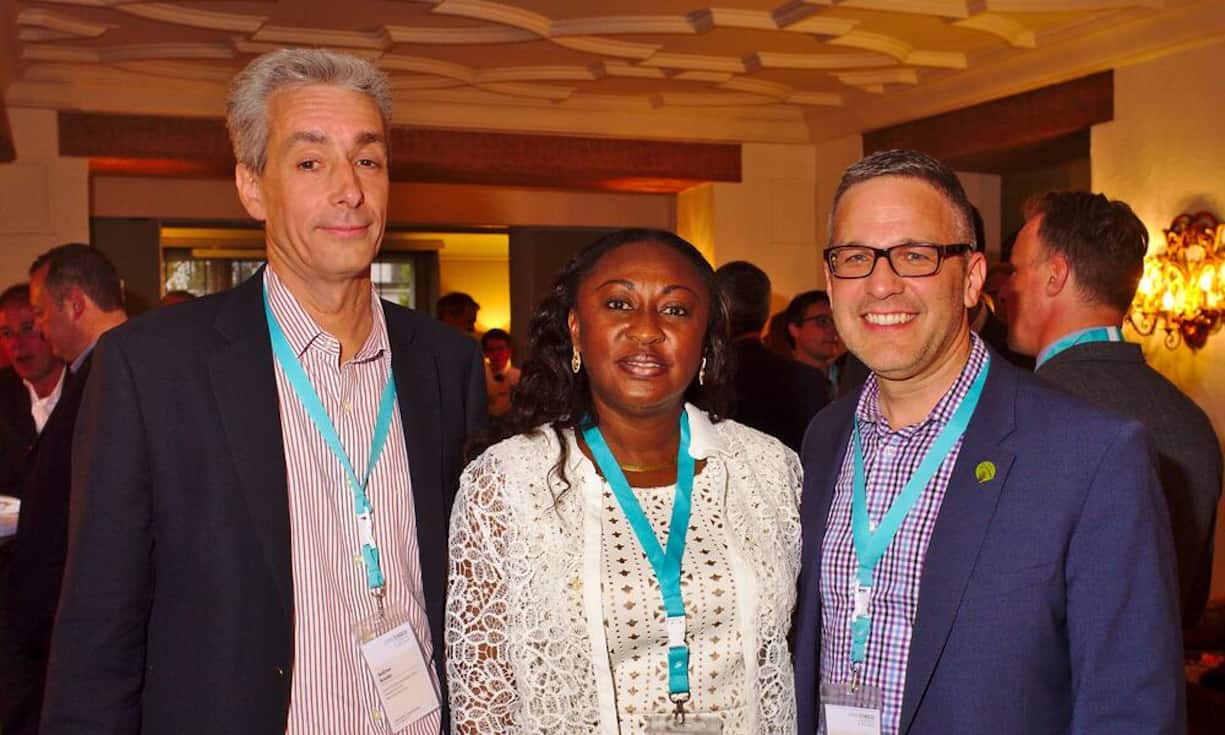 Andrew Brooks, Head of Cocoa Sustainability, Africa Outspan Ivoire SA, Olam International Ltd.;
Patricia Poku Diaby, CEO, Plot Enterprise Ghana Ltd.;
Tim McCoy, President, World Cocoa Foundation