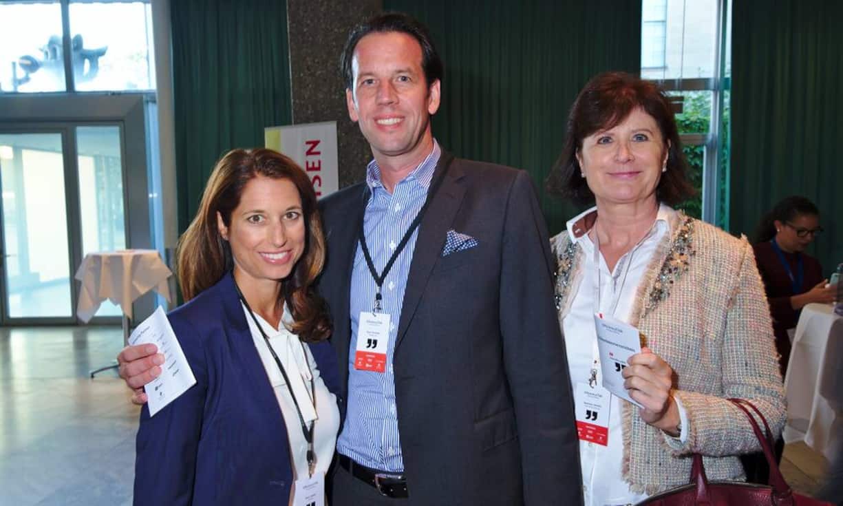 Claudia Haas, UBS AG;
Christoph Haas, General Manager, Schmohl AG;
Monika Domeisen, Inhaberin, Charissima Training