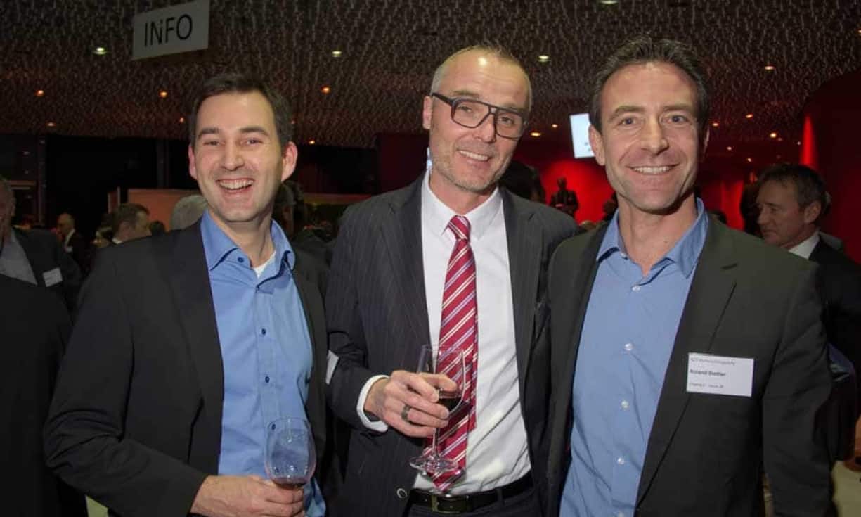 Pascal Vogt, Regional Sales Manager North & Central, Sunrise Communications AGM
Markus Naef, COO, Sunrise Communications AG;
Roland Stettler, business sales, T-Systems AG
