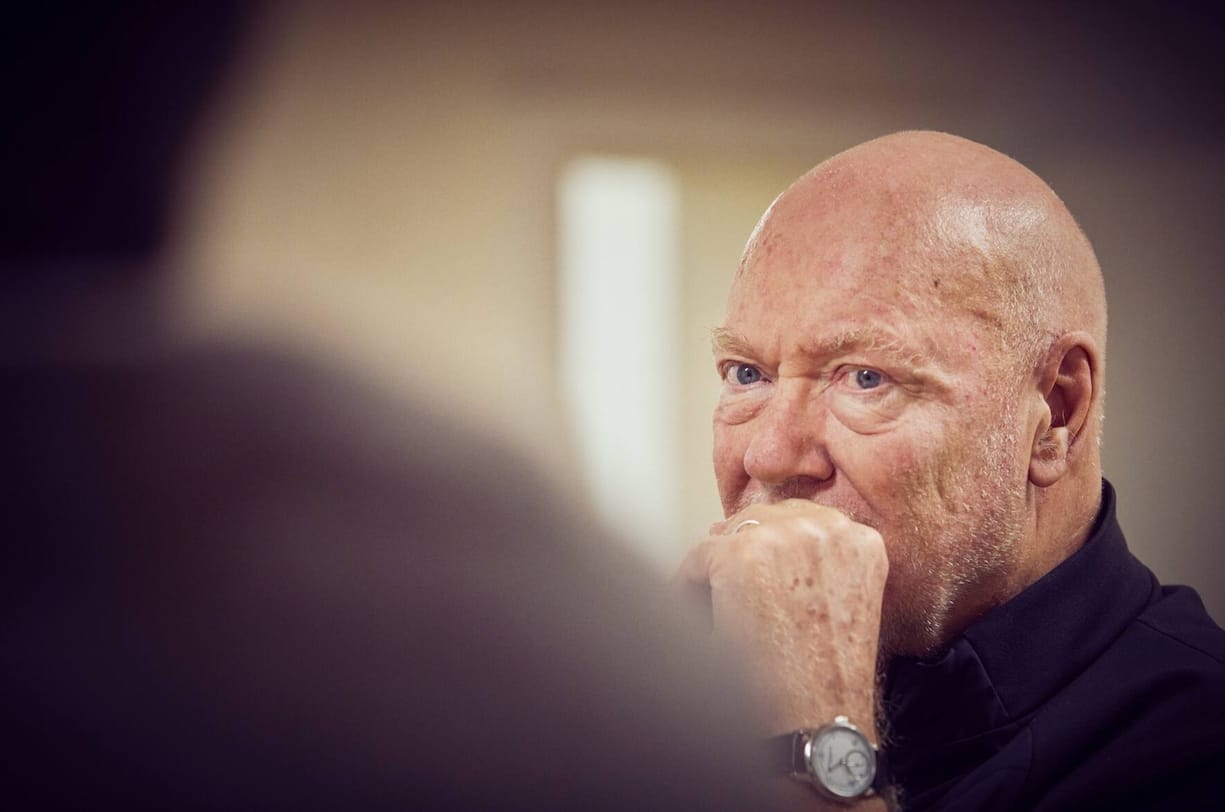 Jean-Claude Biver am Interview.