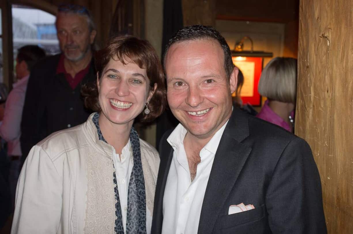 Corinna Fueter; Claudio Zuccolini, comedian